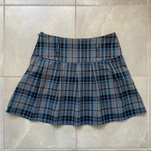 Vintage Plaid Pleated Tennis Skirt - Picture 4 of 6
